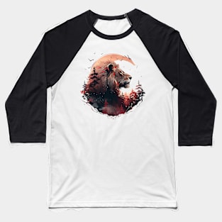 lion Baseball T-Shirt